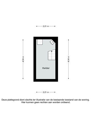 Plattegrond - Kerkstraat 9, 6351 GG Bocholtz - Kerkstraat 9 Bocholtz - Kelder 2D.jpg